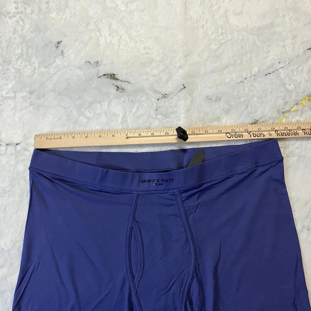 Savage X‎ Fenty Base Boxer Briefs Mens Size XXL Cosmic Blue Soft Comfort